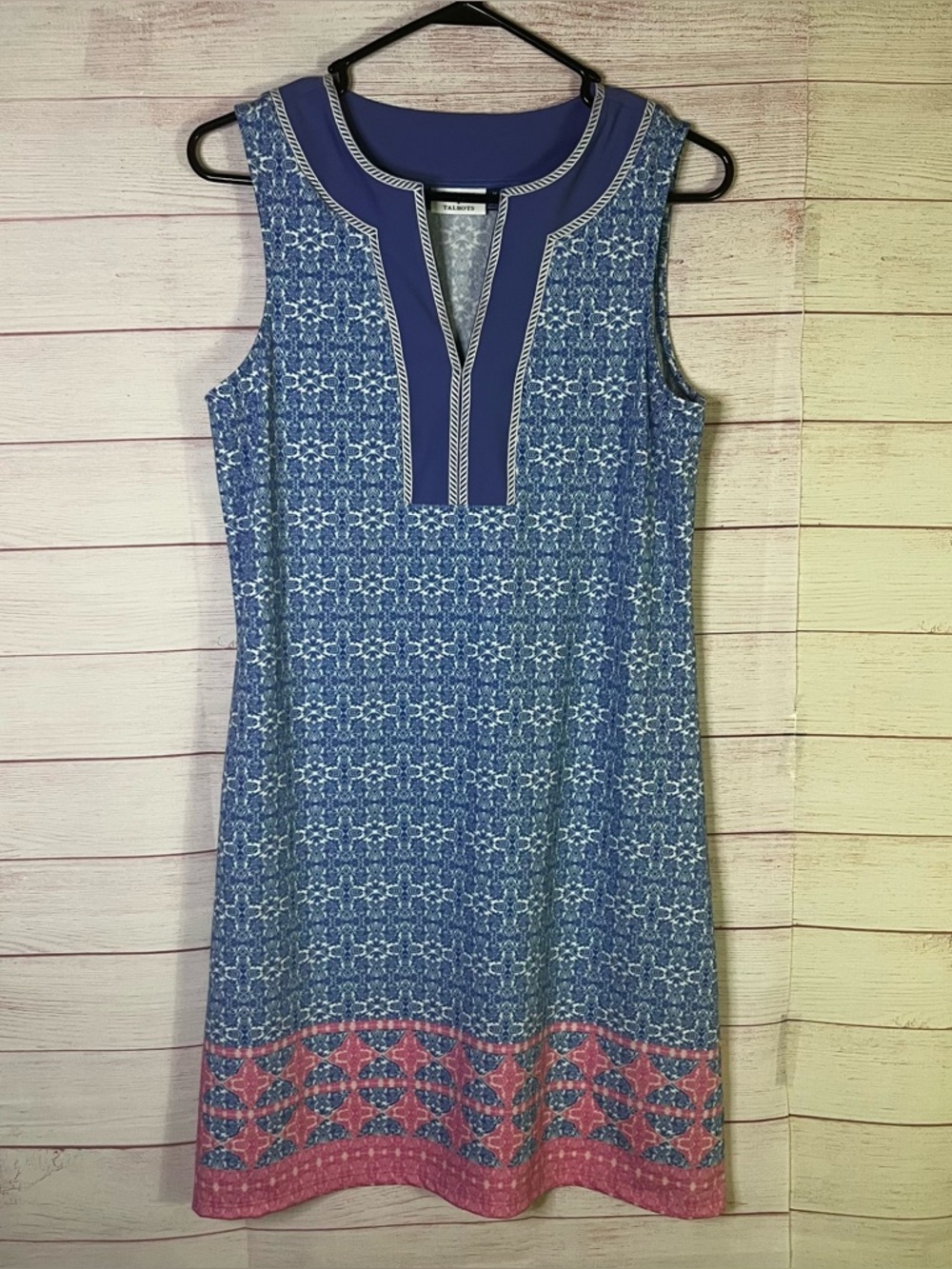 Cabana Life X Talbots Sleeveless Coverup Swim Dress Size Medium